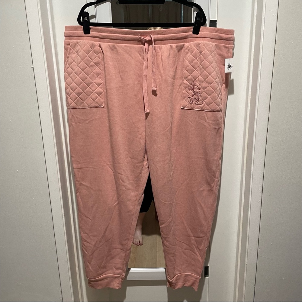 Disney quilted joggers